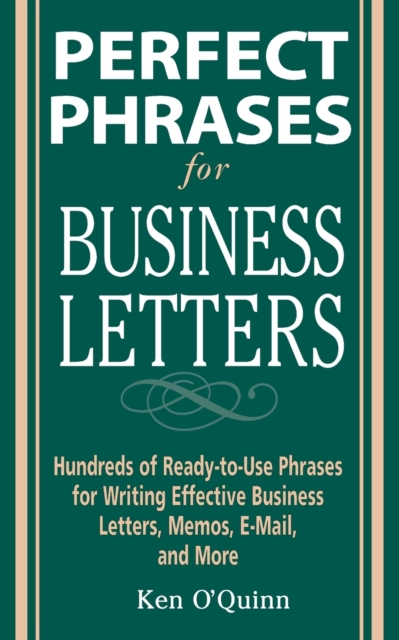 Perfect Phrases for Business Letters, Paperback / softback Book
