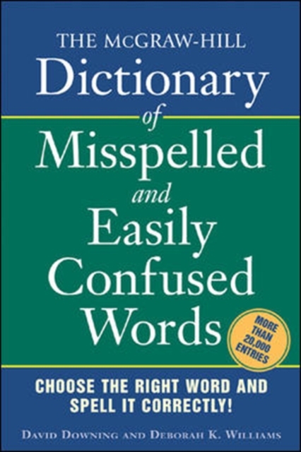 The McGraw-Hill Dictionary of Misspelled and Easily Confused Words, Paperback / softback Book