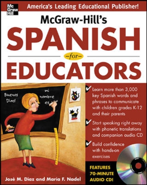McGraw-Hill's Spanish for Educators w/Audio CD, Book Book