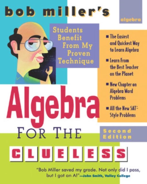 Bob Miller's Algebra for the Clueless, Paperback / softback Book