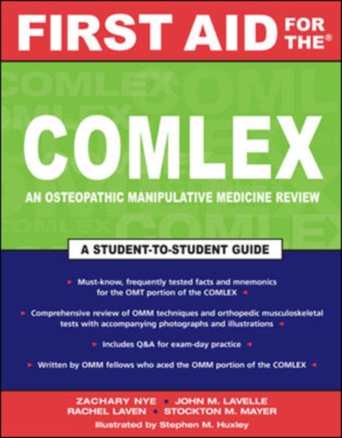 First Aid for the COMLEX, Paperback / softback Book