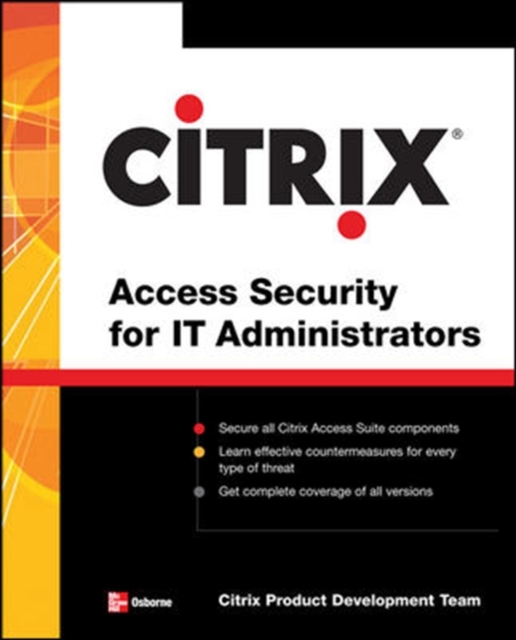 Citrix (R) Access Suite Security for IT Administrators, Paperback / softback Book