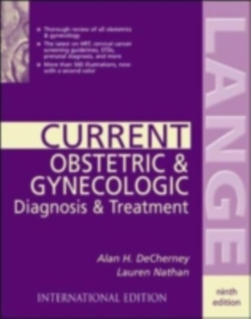 CURRENT Obstetric & Gynecological Diagnosis & Treatment, PDF eBook