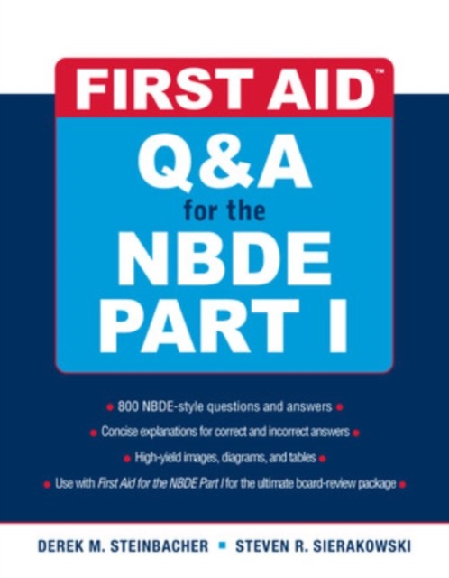 First Aid Q&A for the NBDE Part I, Paperback / softback Book