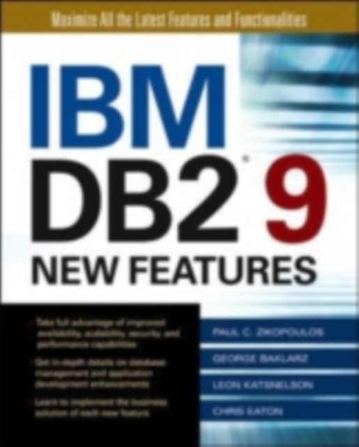 IBM DB2 9 New Features, PDF eBook