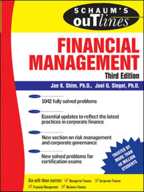 Schaum's Outline of Financial Management, Third Edition, PDF eBook
