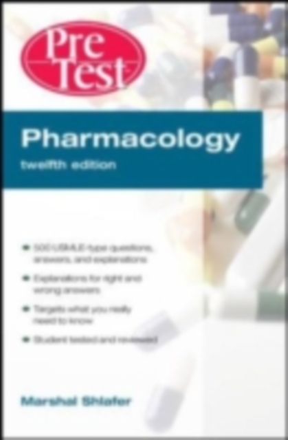 Pharmacology PreTest  Self-Assessment and Review, 12th Edition, PDF eBook