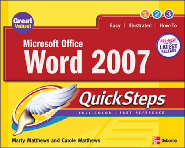Microsoft Office Word 2007 QuickSteps, PDF eBook