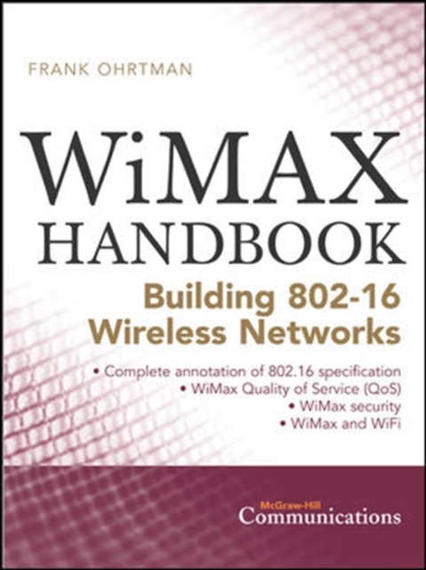 WiMAX Handbook : Building 802.16 Networks, PDF eBook