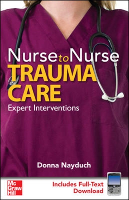 Nurse to Nurse Trauma Care, Book Book