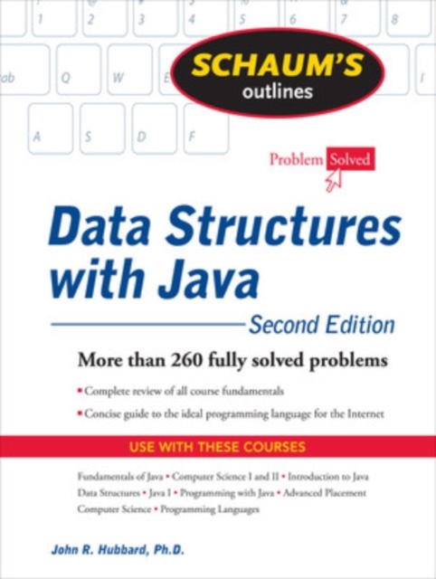 Schaum's Outline of Data Structures with Java, 2ed, Paperback / softback Book