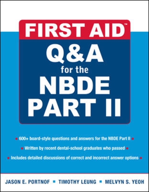 First Aid Q&A for the NBDE Part II, Paperback / softback Book