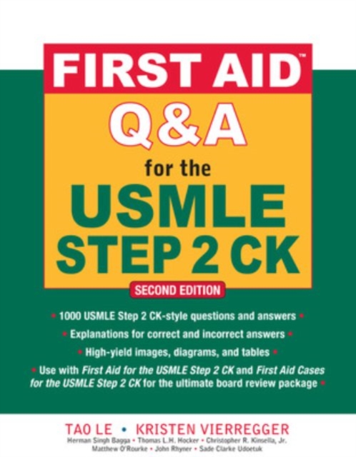 First Aid Q&A for the USMLE Step 2 CK, Second Edition, Paperback / softback Book