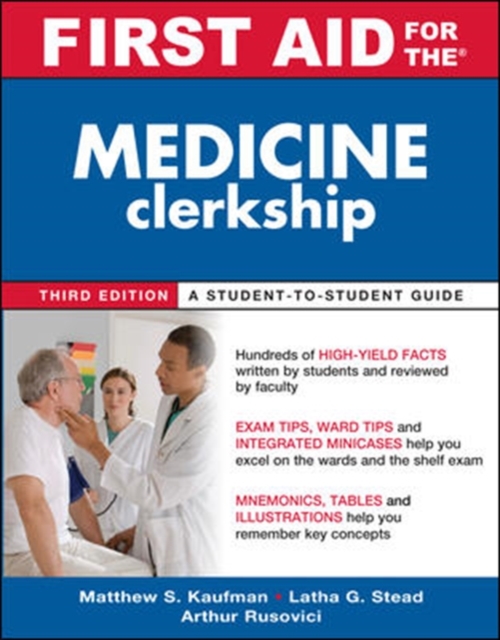 First Aid for the Medicine Clerkship, Third Edition, Paperback / softback Book