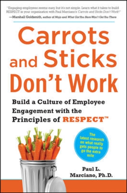 Carrots and Sticks Don't Work: Build a Culture of Employee Engagement with the Principles of RESPECT, Hardback Book