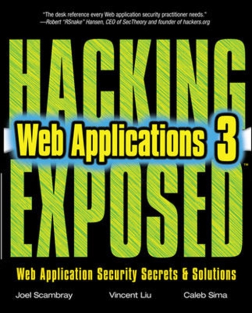 Hacking Exposed Web Applications, Third Edition, Paperback / softback Book