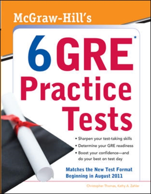 McGraw-Hill's 6 GRE Practice Tests, Paperback / softback Book