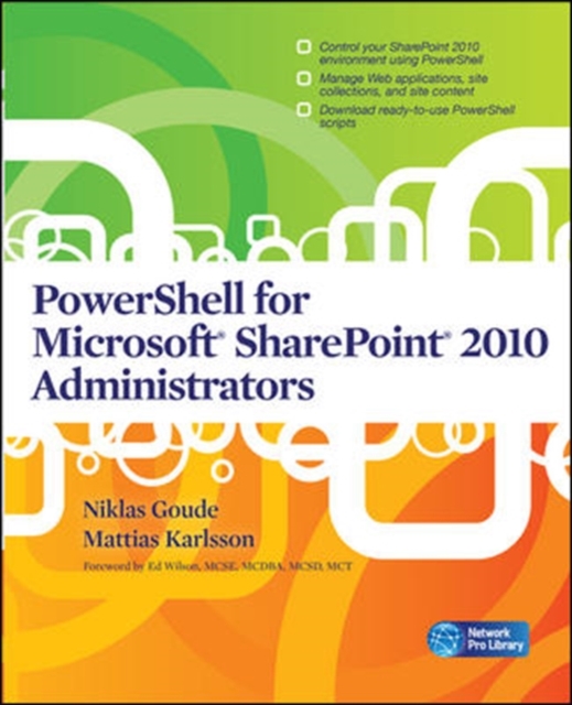 PowerShell for Microsoft SharePoint 2010 Administrators, Paperback / softback Book