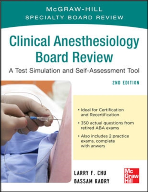 McGraw-Hill Specialty Board Review Clinical Anesthesiology, Second Edition, Paperback / softback Book
