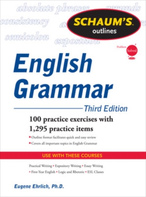 Schaum's Outline of English Grammar, Third Edition, Paperback / softback Book