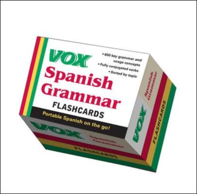 Vox Spanish Grammar Flash Cards, Other merchandise Book