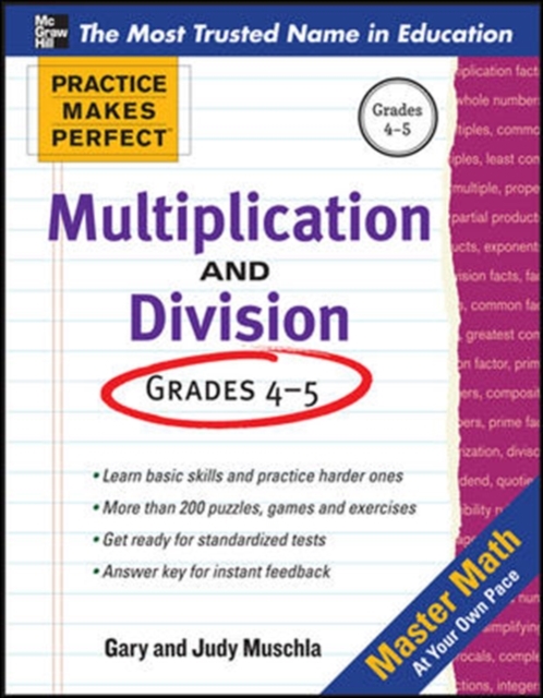 Practice Makes Perfect Multiplication and Division, Paperback / softback Book