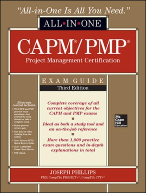 CAPM/PMP Project Management Certification All-In-One Exam Guide, Third Edition, Book Book