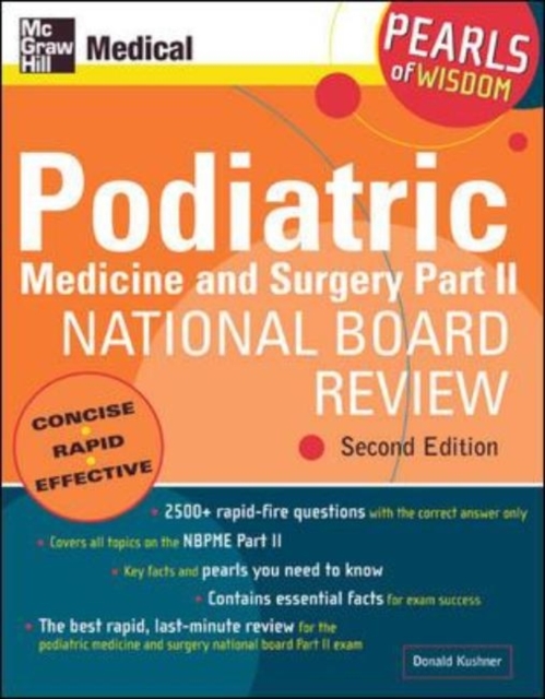 Podiatric Medicine and Surgery Part II National Board Review: Pearls of Wisdom,  Second Edition : Pearls of Wisdom, EPUB eBook