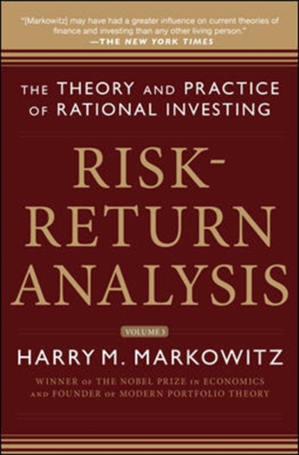 Risk-Return Analysis Volume 3, Hardback Book