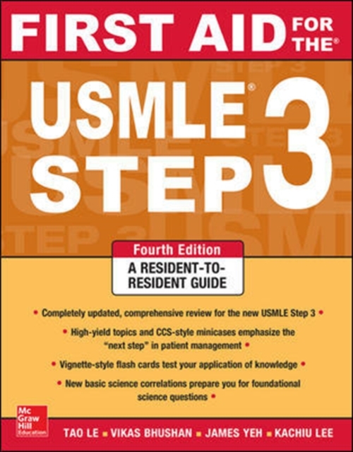 First Aid for the USMLE Step 3, Fourth Edition, Paperback / softback Book