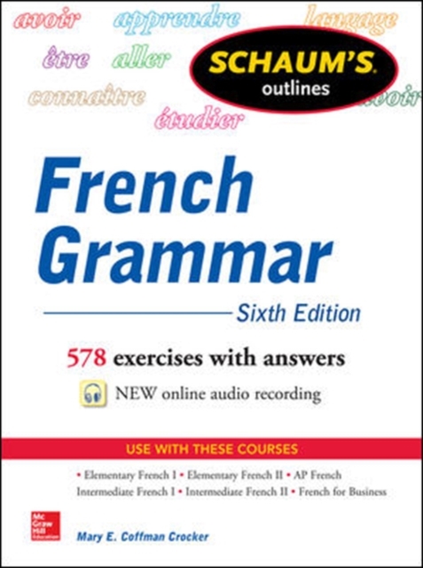 Schaum's Outline of French Grammar, Paperback / softback Book