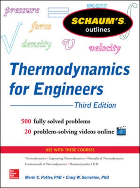 Schaums Outline of Thermodynamics for Engineers, Paperback / softback Book