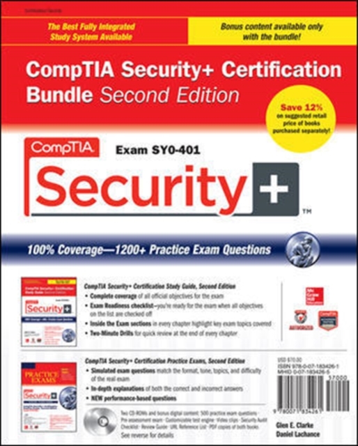 CompTIA Security+ Certification Bundle, Second Edition (Exam SY0-401), Book Book