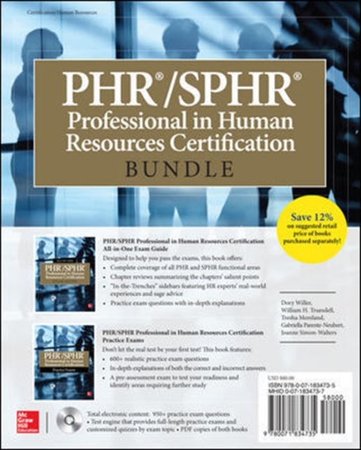PHR/SPHR Professional in Human Resources Certification Bundle, Book Book