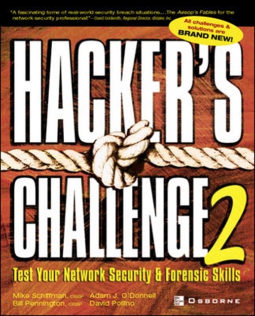 Hacker's Challenge 2: Test Your Network Security & Forensic Skills, Paperback / softback Book