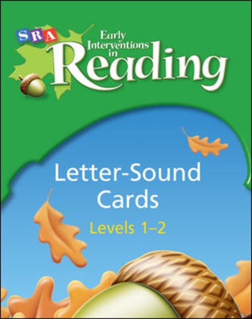 Early Interventions in Reading Level 1-2, Letter Sound Cards, Spiral bound Book