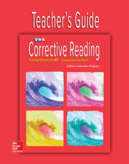 Corrective Reading Comprehension Level B1, Teacher Guide, Paperback / softback Book