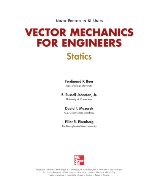 Ebook: Vector Mechanics for Engineers: Statics and Dynamics, PDF eBook