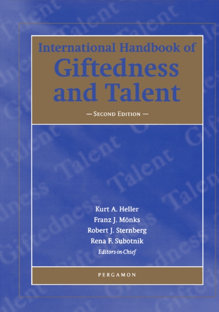 International Handbook of Giftedness and Talent, Hardback Book