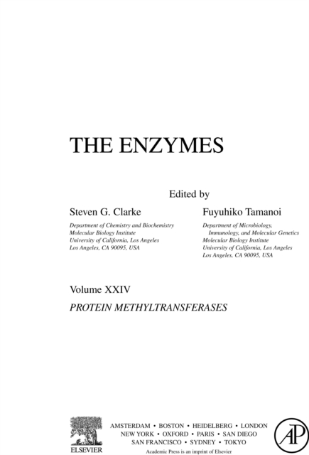The Enzymes : Protein Methyltransferases, PDF eBook