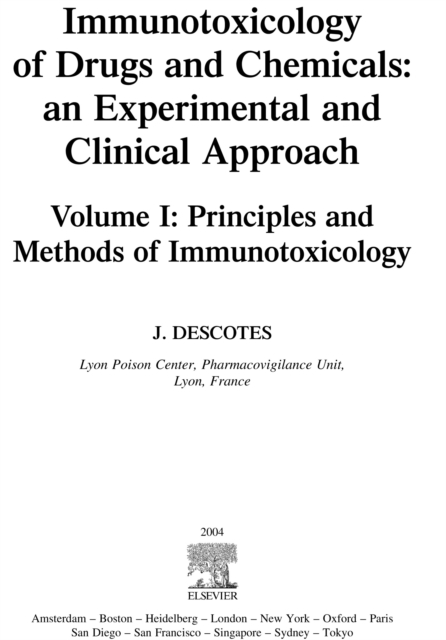 Principles and Methods of Immunotoxicology, PDF eBook
