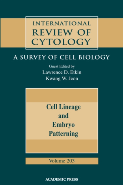 Cell Lineage and Embryo Patterning, PDF eBook