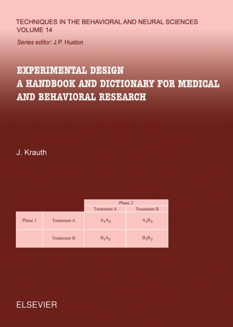 Experimental Design : A Handbook and Dictionary for Medical and Behavioral Research, PDF eBook