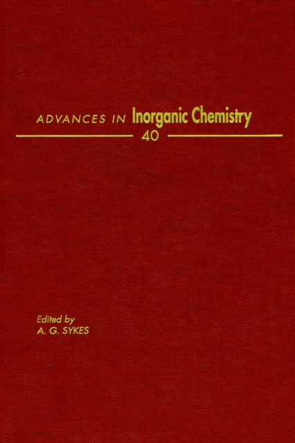 Advances in Inorganic Chemistry, PDF eBook