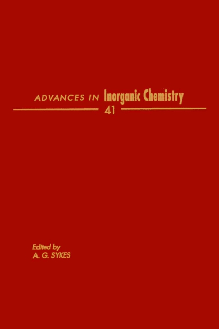 Advances in Inorganic Chemistry, PDF eBook