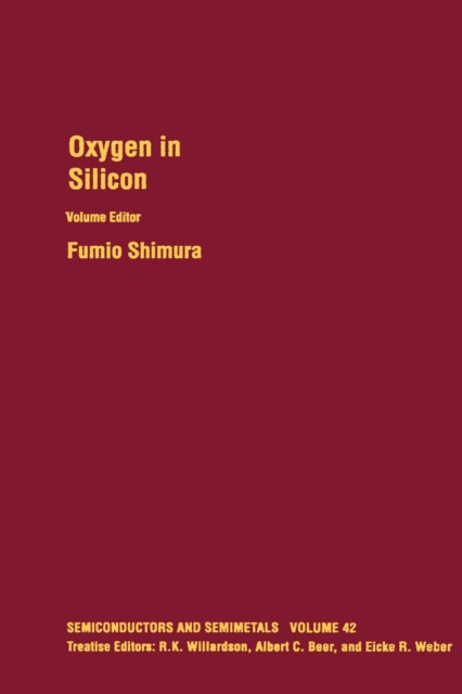 Oxygen in Silicon, PDF eBook