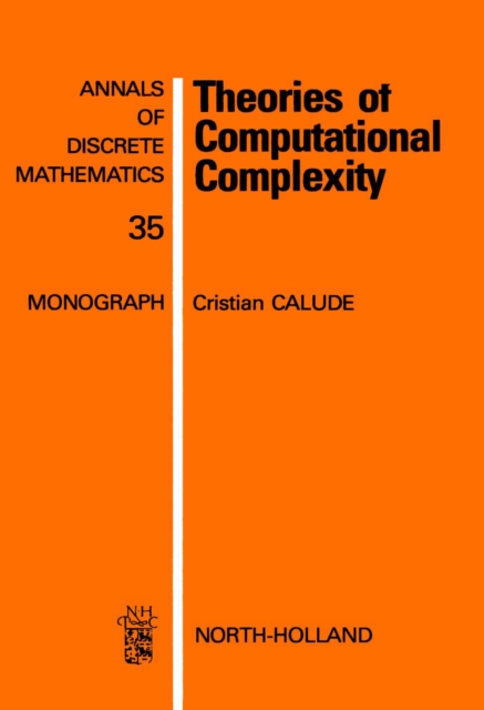 Theories of Computational Complexity, PDF eBook