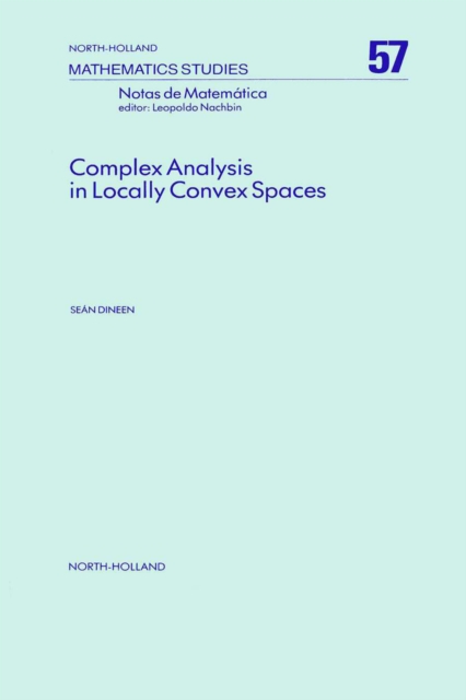 Complex Analysis in Locally Convex Spaces, PDF eBook