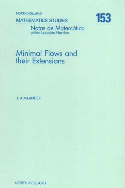 Minimal Flows and Their Extensions, PDF eBook