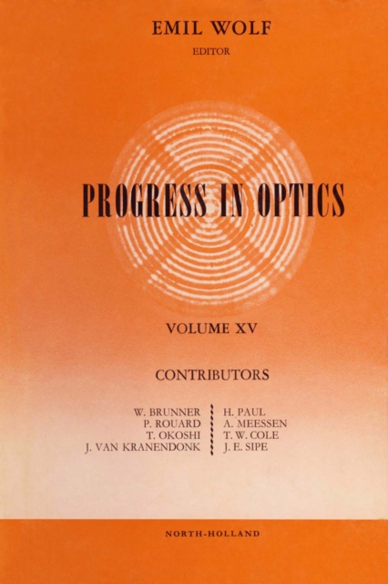 Progress in Optice : Progress in Optics, PDF eBook